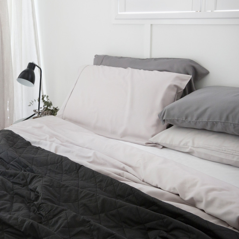 Bamboo Quilt Charcoal 4