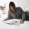 CHARCOAL BAMBOO BATHROBE
