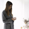 CHARCOAL BAMBOO BATHROBE