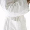 WHITE BAMBOO BATHROBE