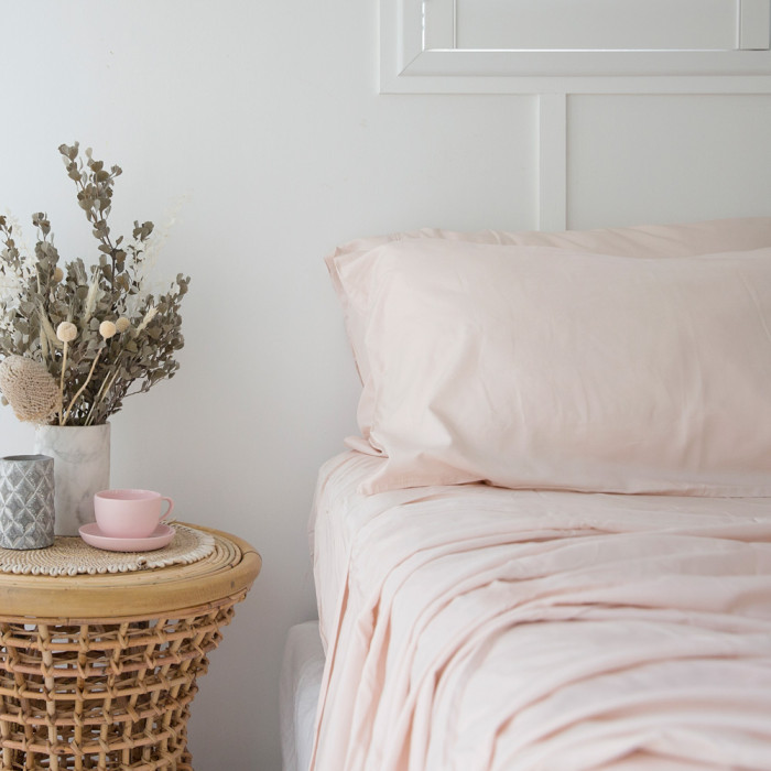 Pink Bamboo Sheet Set 1