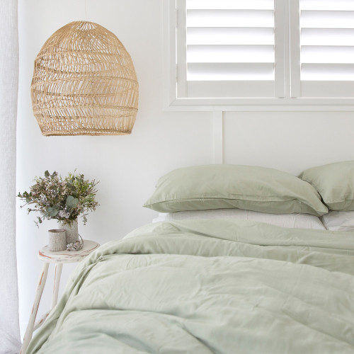 Pistachio Bamboo Quilt Cover
