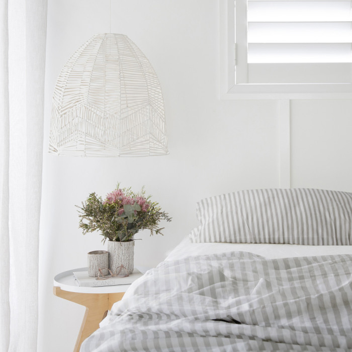 Silver Stripe Bamboo Sheet Set 1