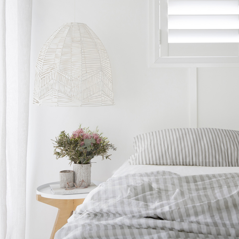 Silver Stripe Bamboo Sheet Set 1