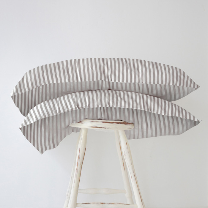Silver Stripe Bamboo Sheet Set 6