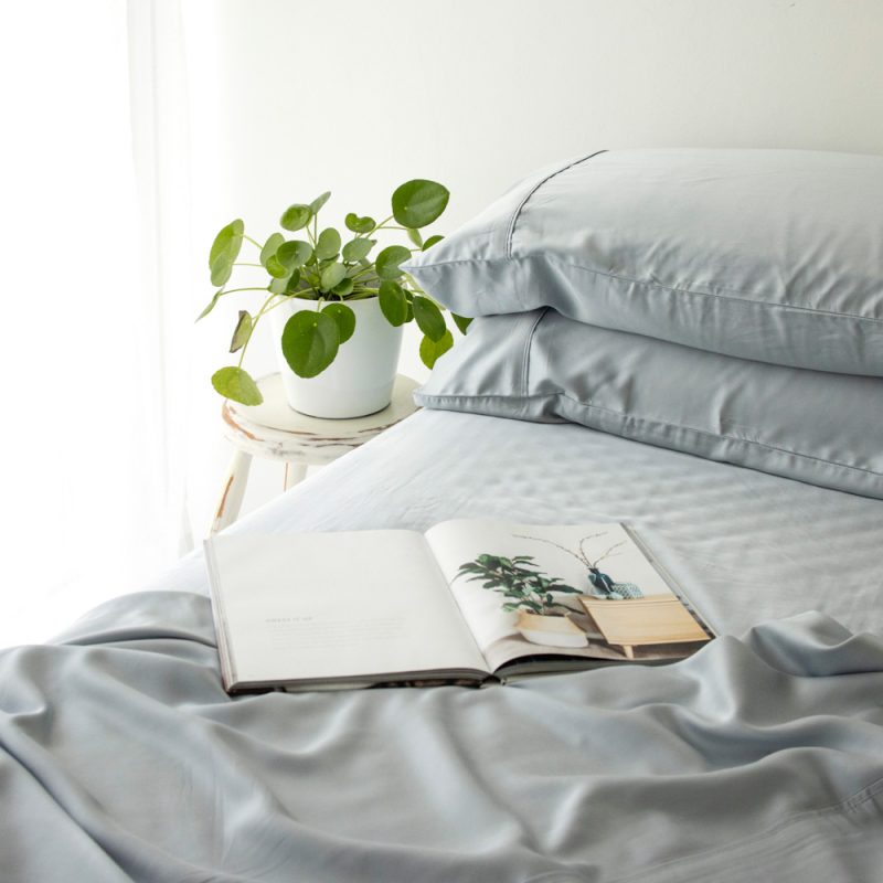 Sky Blue Bamboo Pillowcase 3