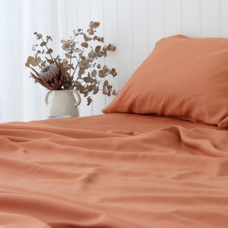 Terracotta Bamboo Sheet Set 3