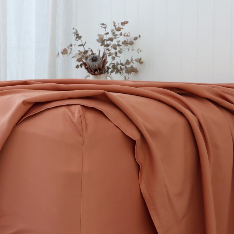 Terracotta Bamboo Sheet Set 4