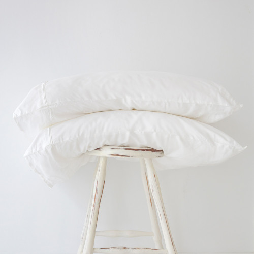 White Bamboo Pillowcase 1