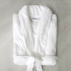 WHITE BAMBOO BATHROBE