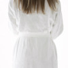 WHITE BAMBOO BATHROBE