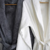 WHITE BAMBOO BATHROBE