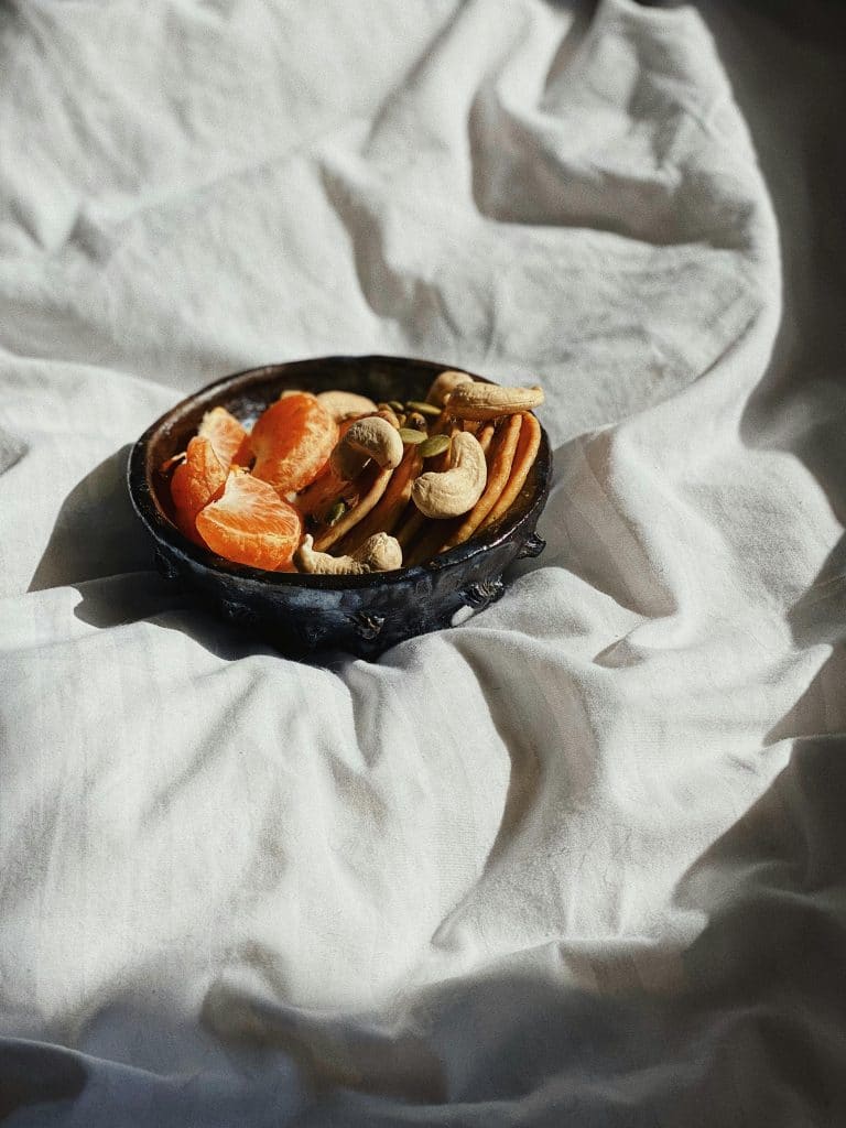 Eating in bed